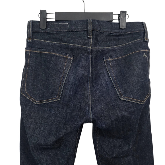 NEW Rag & Bone Dark Wash Raw Fit 2 Slim Fit Jeans 29 x 32